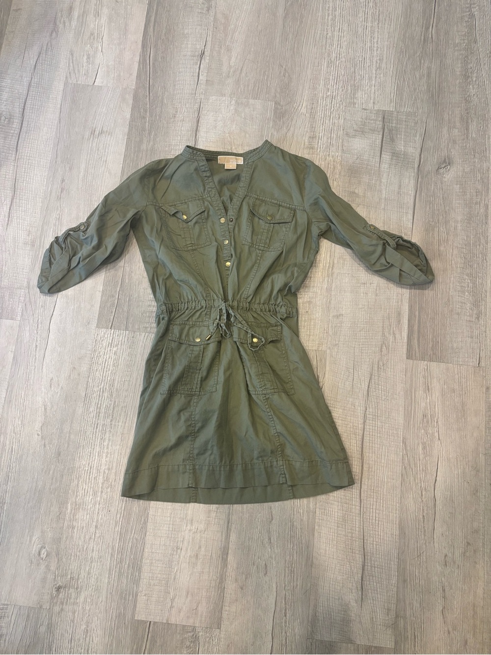 Michael Kors Women’s ' Olive Green Utility Dress